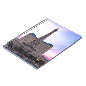 Sunset Paris Las Vegas Tour Eiffel Fake Notitieboek (Linkerzijde)