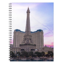 Sunset Paris Las Vegas Tour Eiffel Fake Notitieboek