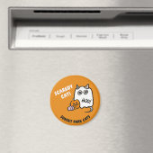 Sunset Park Cats Halloween Magneet Boterbal Geest (Insitu (Vaatwasser))