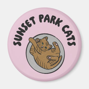 Sunset Park Cats Magneet Bobbin Rescue Kitten