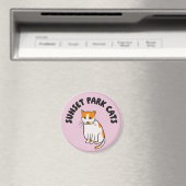 Sunset Park Cats | Magneet | Charmante Reddingskat (Insitu (Vaatwasser))