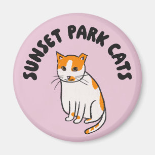 Sunset Park Cats Magneet Charmante Reddingskat