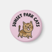 Sunset Park Katten magneet (Munchkin) (Voorkant)