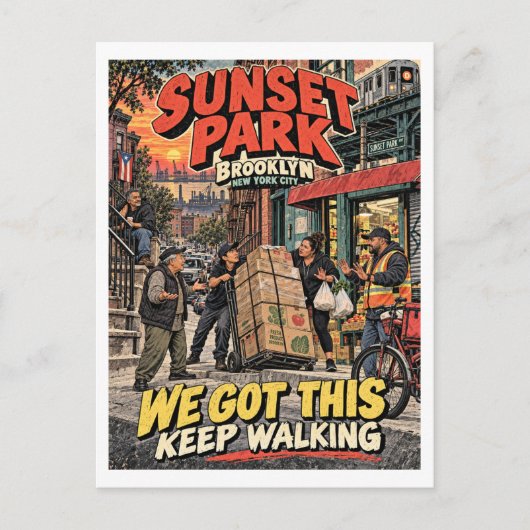 Sunset Park We Got This Briefkaart (Voorkant)