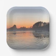 Sunset Party Papieren Borden