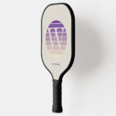 Sunset Pastel Monogram Personalized Pickleball Paddle (Links)