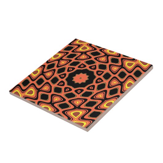 SUNSET PATTERN TEGELTJE (Zijkant)