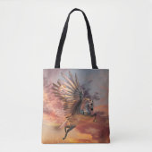 Sunset Pegasus All-Over-Print Canvas tas (Voorkant)