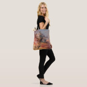 Sunset Pegasus All-Over-Print Canvas tas (Op model)