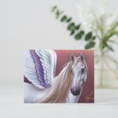 Sunset Pegasus Briefkaart (Staand voorkant)