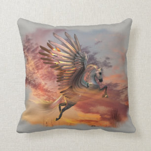 Sunset Pegasus-Sierkussen 16 x 16 inch (16 inch) Kussen