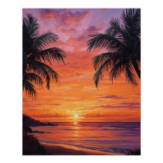 Sunset Perfect Poster