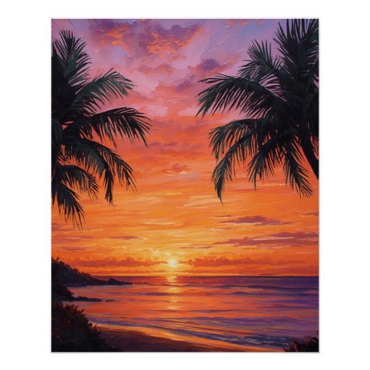 Sunset Perfect Poster (Voorkant)