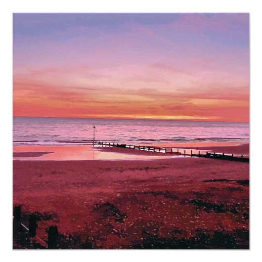 SUNSET PERFECT POSTER (Voorkant)