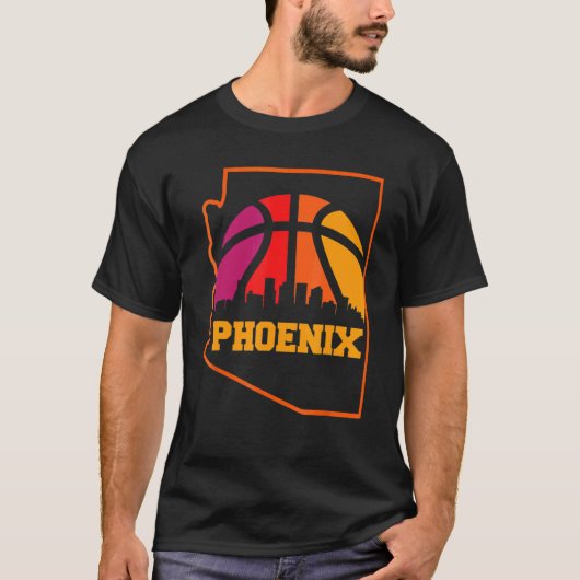  Sunset Phoenix Arizona Retro Classic Arizo T-shirt (Voorkant)