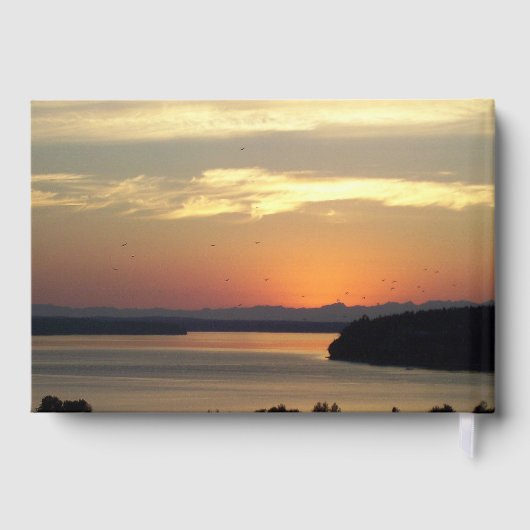 Sunset Photo Celebration of Life Memorial Service Gastenboek (Achterkant)