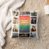 Sunset Photo Collage Mr en Mrs 3e Jubileum Kussen (Deken)