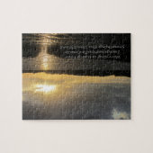 Sunset Photo gemaakt in een puzzel (Horizontaal)