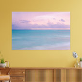 Sunset Photo Home Decor met Strandgolven Canvas Afdruk (Insitu (Woonkamer))