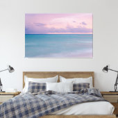 Sunset Photo Home Decor met Strandgolven Canvas Afdruk (Insitu (Slaapkamer))