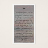 Sunset Photo Memorial Prayer Kaart (Achterkant)