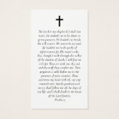 Sunset Photo Memorial Prayer Kaart (Achterkant)