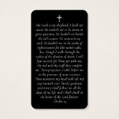 Sunset Photo Memorial Prayer Kaart (Achterkant)