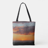 Sunset Photo Oranje Sky Pacific Ocean Coast Tote Bag (Achterkant)