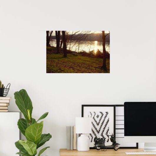 Sunset Photo Poster (Thuiskantoor)