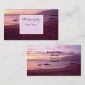 Sunset Photography Business Visitekaartje (Voorkant / Achterkant)