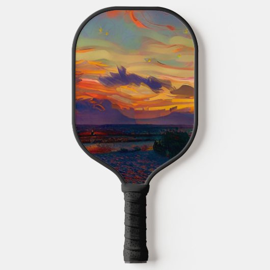 SUNSET PICKLEBALL PADDLE (Voorkant)