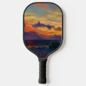 SUNSET PICKLEBALL PADDLE (Achterkant)