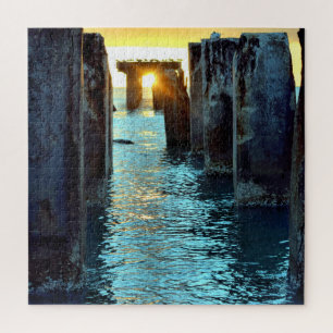 Sunset Pier Gasparilla Island - 20x20 - 676 pcs Legpuzzel