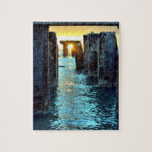Sunset Pier Gasparilla Island - 8x10 - 110 pcs Legpuzzel