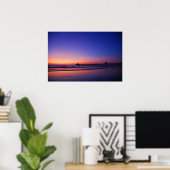 Sunset Pier Poster (Thuiskantoor)