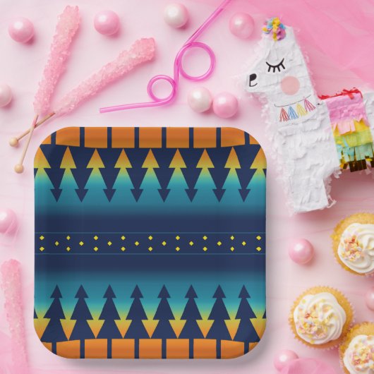 Sunset Pines (soonsonderste zonnepannen) uit het z Papieren Bordje (Feest)