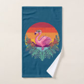 Sunset PINK FALMINGO Bad Handdoek (Handdoek)