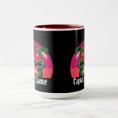 Sunset Pink Green Lady Pirate Mok (Midden)