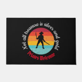 Sunset Pirate Party Welcome Doormat Deurmat (Voorkant)
