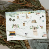 Sunset Place Campground | Uitnodiging reiskaart