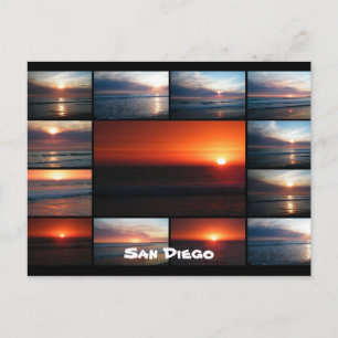 Sunset-plakken Briefkaart