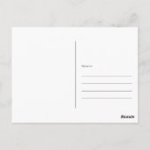 Sunset Plant tekenen Abstracte Briefkaart (Achterkant)