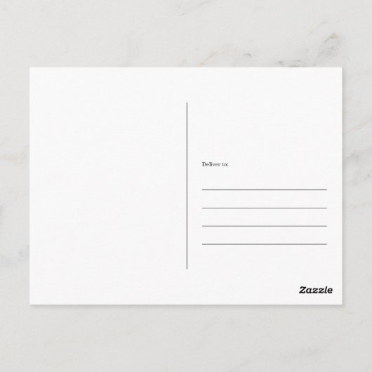 Sunset Plant tekenen Abstracte Briefkaart (Achterkant)