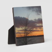 Sunset Plaque meer Fotoplaat (Voorkant)