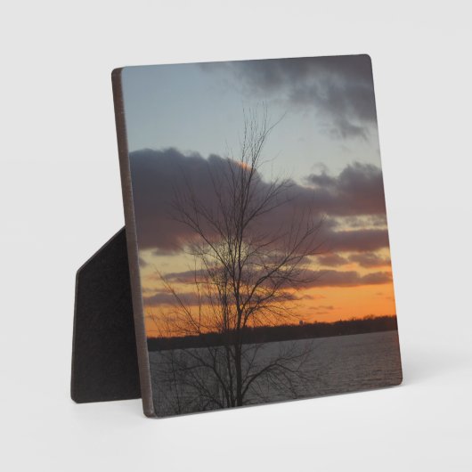 Sunset Plaque meer Fotoplaat (Voorkant)