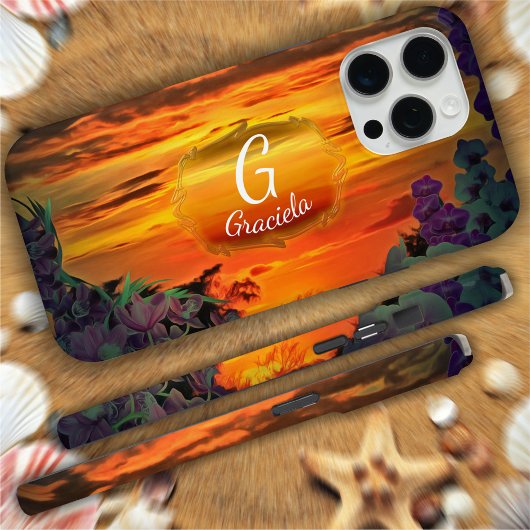 Sunset Plaza Marina 2584 Case-Mate iPhone Case