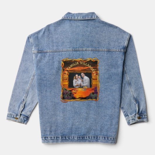 Sunset Plaza Marina 2584 Denim Jacket (Achterkant)