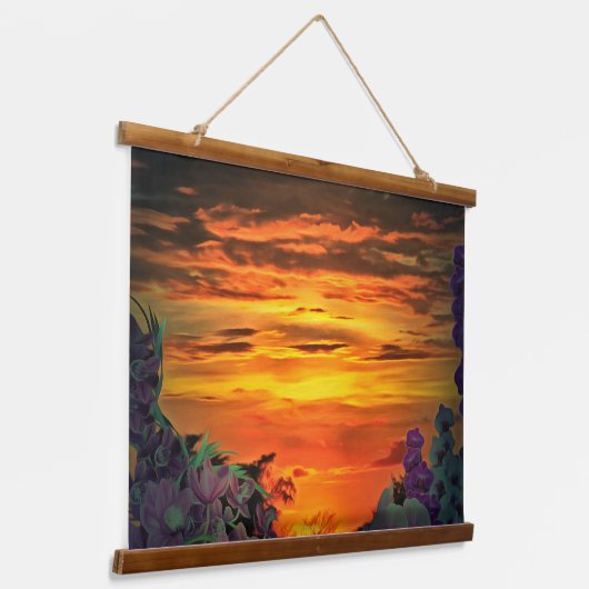 Sunset Plaza Marina 2584 Hangend Wandkleed (Gebogen)