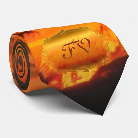 Sunset Plaza Marina 2584 Stropdas (Opgerold)