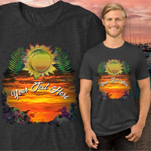 Sunset Plaza Marina 2584 Tri-Blend Shirt